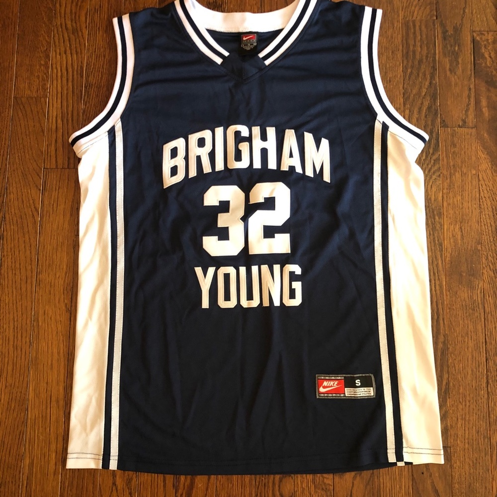 Authentic Nike Jimmer Fredette BYU Jersey (S)
